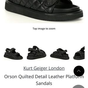 Women Kurt Geiger London
Orson Quilted Detail Leather Platform Sandals